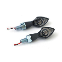 Pen Head LED turn signals black/smoke lens