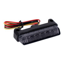 Donovan, mini LED taillight. Black. Smoke lens