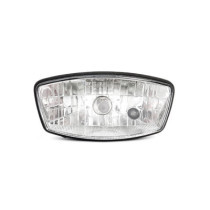 Rectangular H4 headlamp unit. Clear lens