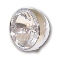 Randall, 6-1/2" H-4 headlamp. Bottom mount. Chrome