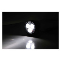 Satellite LED high beam 2" spotlamp. Black