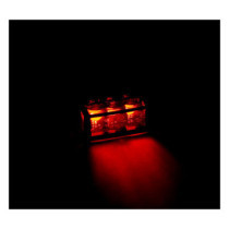 Cube-V mini LED taillight. Vertical. Smoke lens