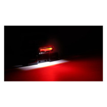 Light Guide, LED taillight. Black. With bracket