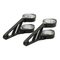 Fingers, Adj. headlamp bracket assembly 38-41mm. Black