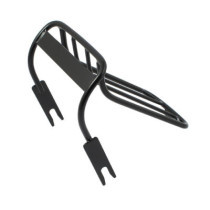 Luggage rack, for bobbed rear fender. Black