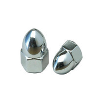  Acorn Nut Pack Chrome 1/2"-13 UNC 