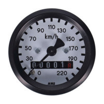 MMB 48mm Ultra mini speedo black/white KMH 1:1 drive ratio