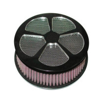  5-Spade Air Cleaner Cover Black 