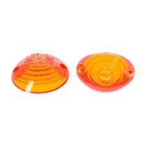 Replacement lens Bulls-Eye turn signal. Amber