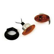 Cateye turn signal inserts for fairing/bag