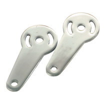 FL turn signal bracket set. Chrome