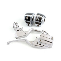 Handlebar control kit chrome