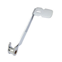 Brake pedal 2-1/4" extended. Chrome