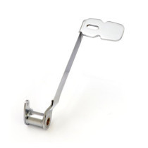 Brake pedal, extended. Chrome