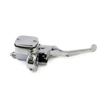 Handlebar master cylinder assy. 11/16" bore. Chrome