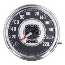 FL speedometer, ''41-45 face'', silver/black. 2:1 KMH