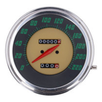 FL speedometer, ''48-61 face'', green. 2:1 KMH