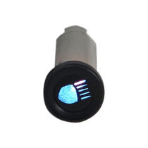 3/8 indicator light. Blue, with ''high beam'' symbol