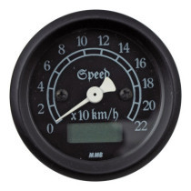 MMB 48mm Ultra Mini Electronic Speedo Classic black