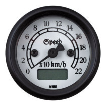 MMB 48mm Ultra Mini Electronic Speedo Classic black