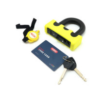 Abus, Granit Power XS 67 padlock. Yellow. Blister pack