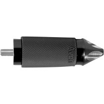 SHIFTER/BRAKE PEG CUSTOM CONTOUR SPIKE BLACK