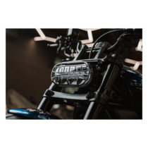 Killer Custom, headlamp grill. Black