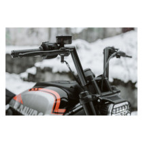 Killer Custom, 1-1/4" Mini Ape handlebar. Black