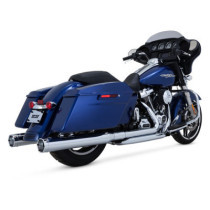 Thorcat-V&H, Monster Round slip-on mufflers. Chrome