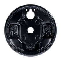 Rear hydraulic brake backing plate, black