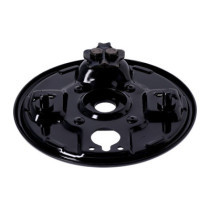 Rear hydraulic brake backing plate, black