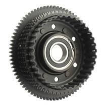 Clutch shell with sprocket assembly