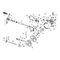 SPRING, WORM LEVER/SHIFTER PAWL