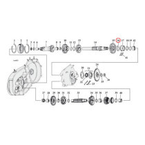 THRUST WASHER MAINSHAFT RIGHT .0845 INCH