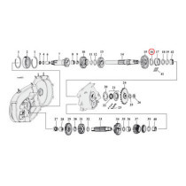 THRUST WASHERS MAINSHAFT RIGHT .0905INCH