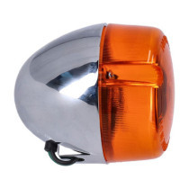 Chris Products, turn signal. Rear. Single filament. Chrome