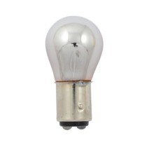 Kuryakyn, light bulb  diese 1157. 12V 21/5W. Amber glass/chrome