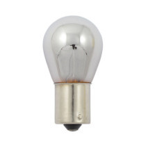 Light bulb  diese 1156. 12V 21W. Amber glass/chrome