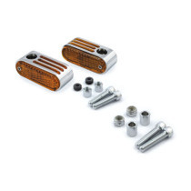 Lango Side Lighters, turn signals. Chrome