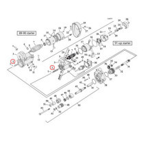 Return spring, starter motor solenoid