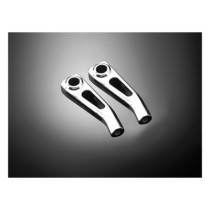 Tech Glide risers for 1" (25,4mm) handlebars, chrome