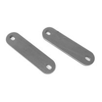 Westland Customs, flat steel tabs 6x25x100mm. 10.5mm holes