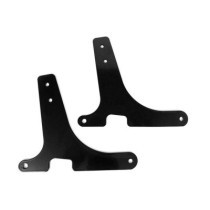 Westland Customs, sissy bar side plates. Black