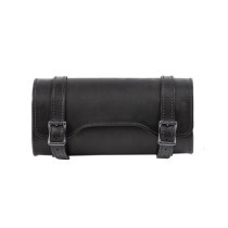 Ledrie, ''square'' leather tool bag. Black. 3 liter