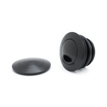 Killer Custom, flush-mount fuel cap kit. Black