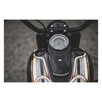 Killer Custom, flush-mount fuel cap kit. Black