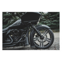 Killer Custom, ''Bulldog'' front fender, 5.5 x 21 fat wheels