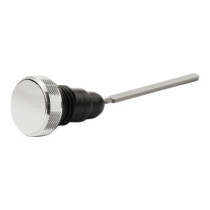 Oil tank fill plug, chrome