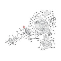 Dowel pin, transmission bearing housing / primary