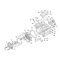 Needle bearing transmission, closed end